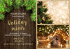 Holiday mini session template - Christmas mini session template - Photography marketing board - Facebook timeline - Photoshop template