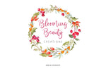 Flower wreath Logo-Floral logo-Wreath Logo-Berry wreath logo-Photography Logo-Etsy logo-Business Logo-Premade logo-Free Font Change