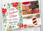 Christmas mini session template - Christmas marketing board - Photography marketing board - INSTANT DOWNLOAD
