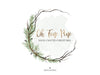 Pine Logo-Greenery Logo-Pine Tree Logo-Branches Logo-Blackberry Logo-Circle Logo-Premade Logo-Christmas Logo--Free Font Change