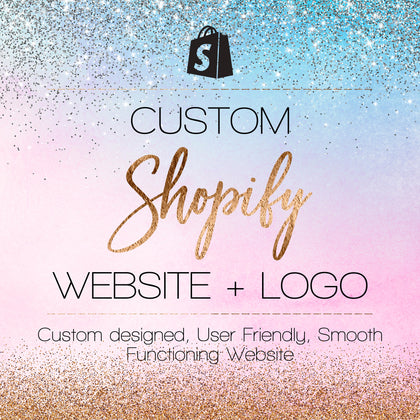 Custom Shopify Website Design - Logo Design - Shopify Theme - eCommerce Website - Shopify Website - Business Website
