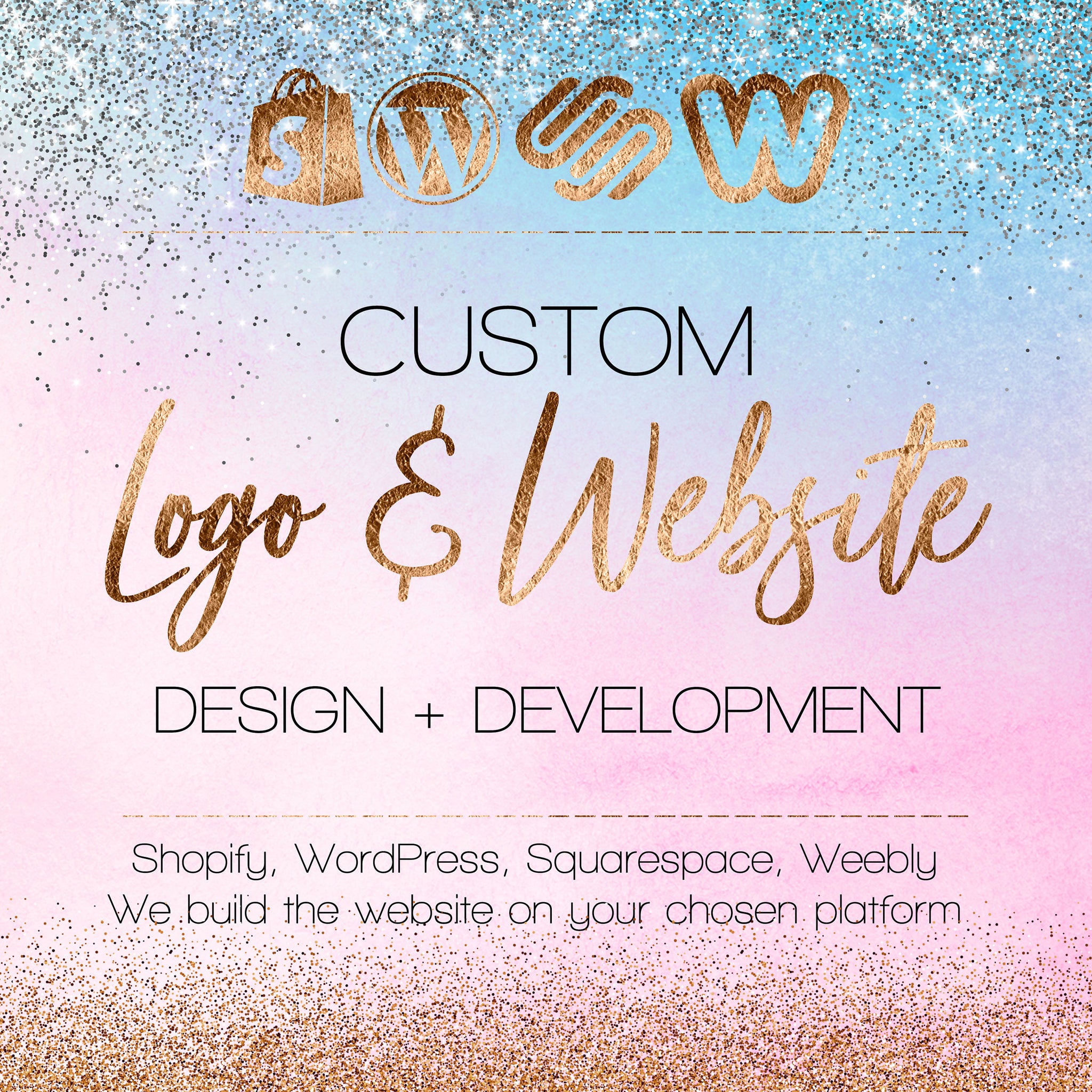 Custom Website Design – Logo Design - Custom Blog - Photography Website - Portfolio website - Events website – Business Website – E-commerce