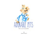 Premade Logo, Logo Design, Puppy Logo, Dog Logo, Yorkshire Terrier logo, Pet logo, Pet Salon logo, Pet Shop Logo, Pet Accessories Logo