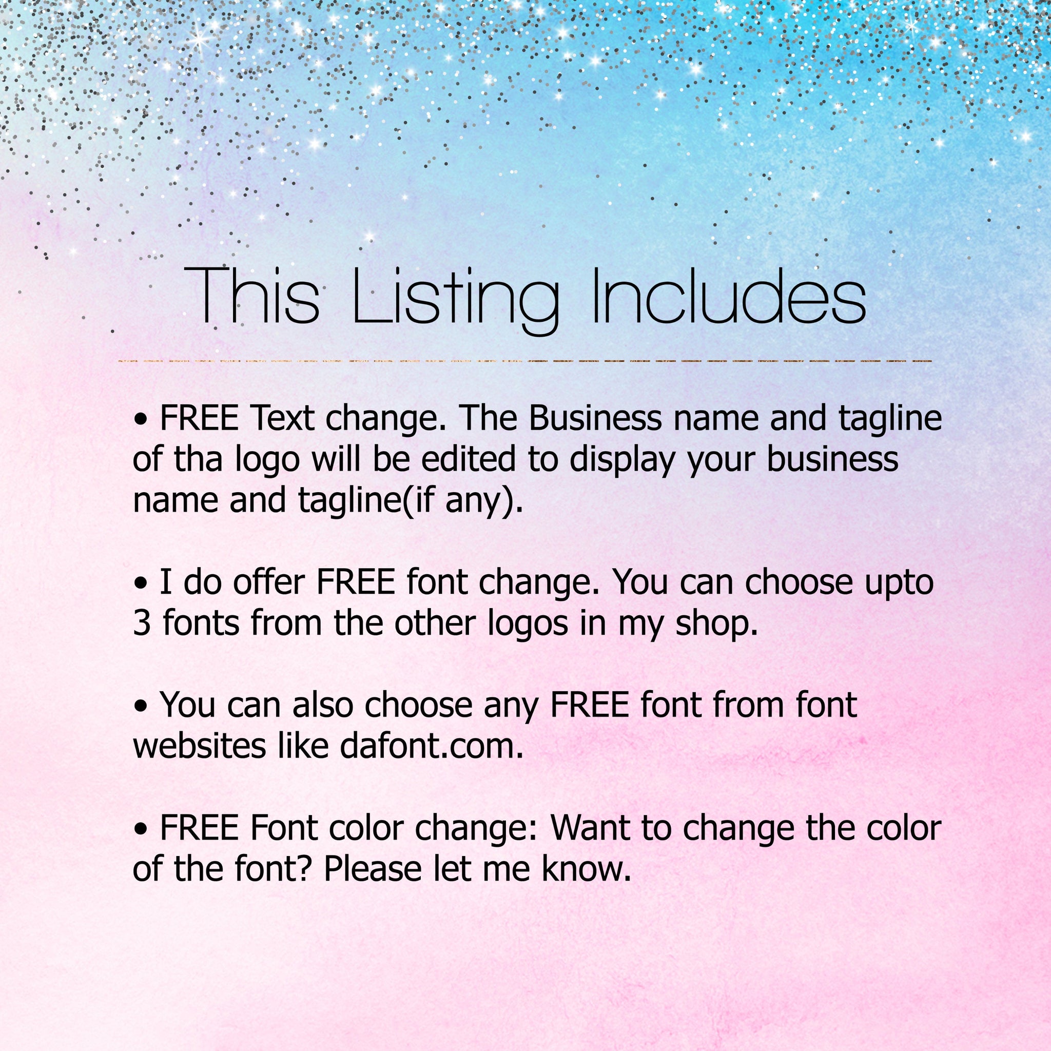 Unicorn Logo-Horse Logo-Animal Logo-Nature Logo-Boho Logo-Rustic logo-Premade Logo-Watercolor Logo-Free Font Change