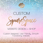 Custom SQUARESPACE Website Design – Custom Blog - Photography Website - Portfolio website - Events website – Business Website – E-commerce