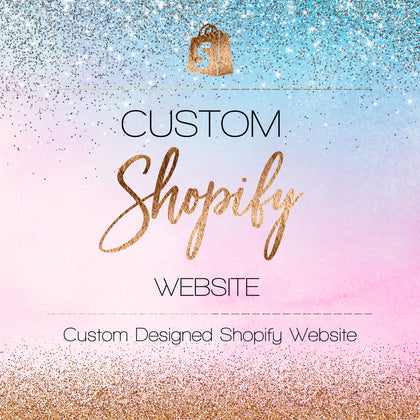 Custom Shopify Website Design - Shopify Theme - eCommerce Website - Shopify Website - Business Website